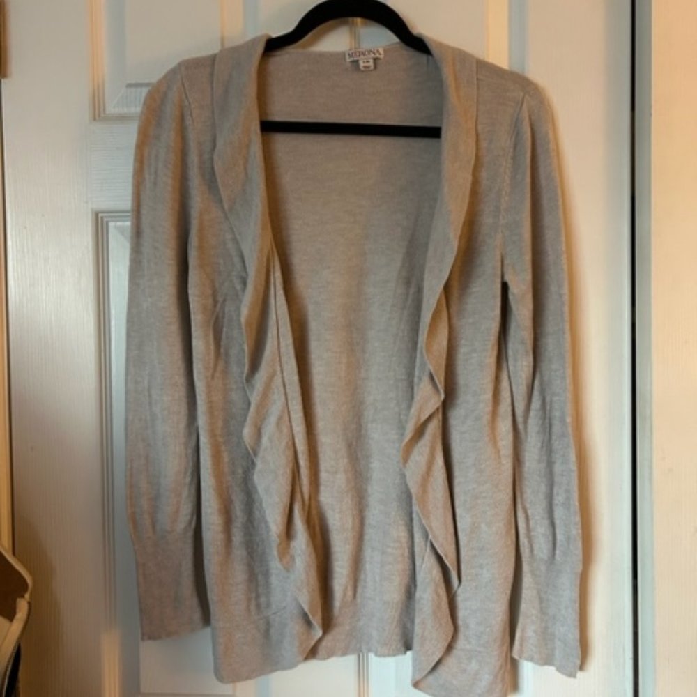 Women's Lightweight Open Front Cardigan Sweater, Size L